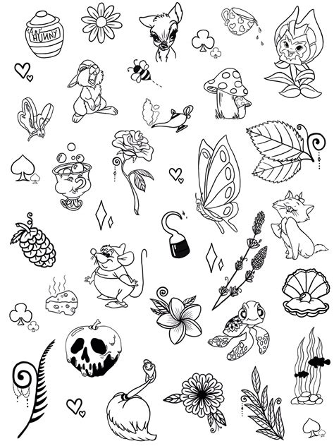 Free Printable Tattoo Flash Sheets