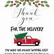 Free Printable Thank You Signs For Delivery Drivers