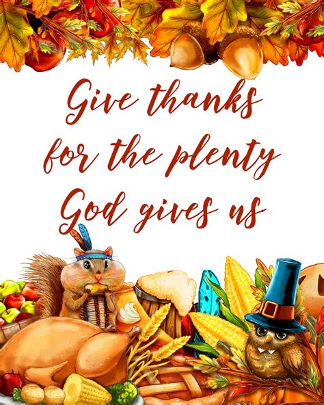 Free Printable Thanksgiving Pictures