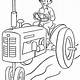 Free Printable Tractor Coloring Pages