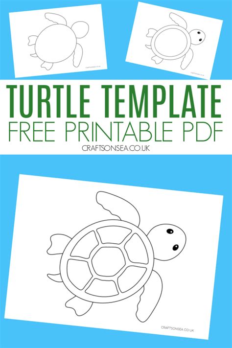 Free Printable Turtle Template