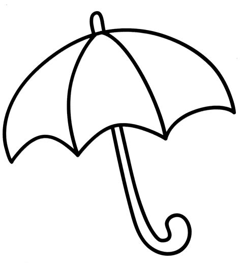 Free Printable Umbrella Template