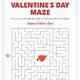 Free Printable Valentine Mazes