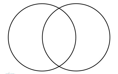 Free Printable Venn Diagram 2 Circles