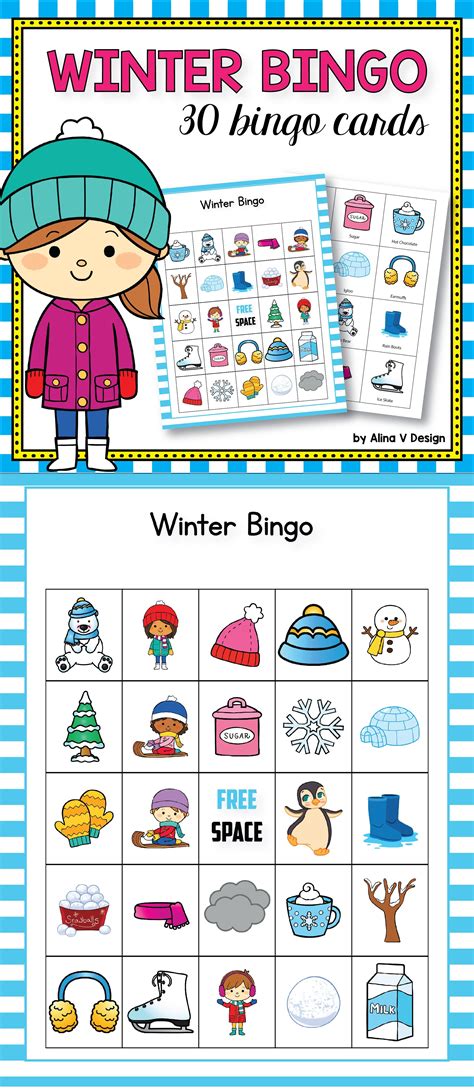 Free Printable Winter Bingo Printable