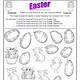 Free Printable Worksheets For Easter