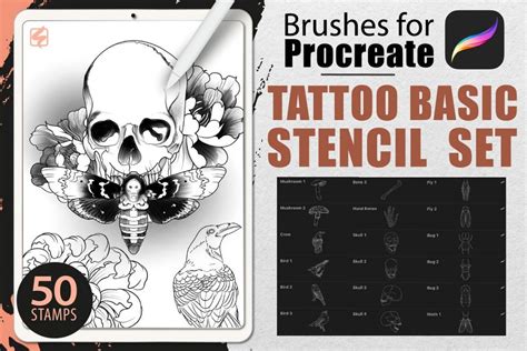 Free Procreate Tattoo Brushes