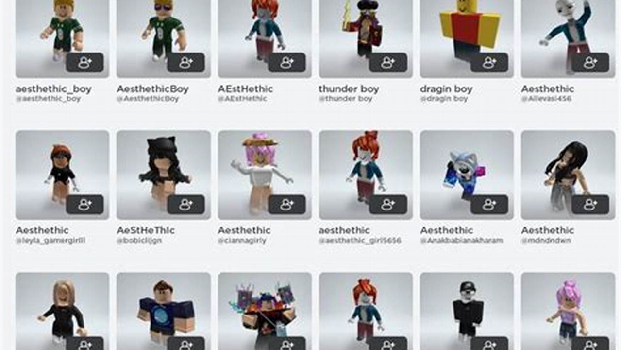 Free Roblox Avatars 2024
