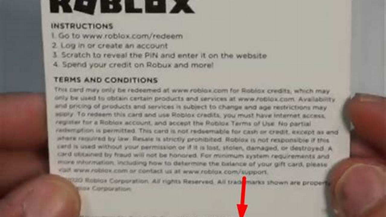 Free Roblox Gift Card Codes 2024