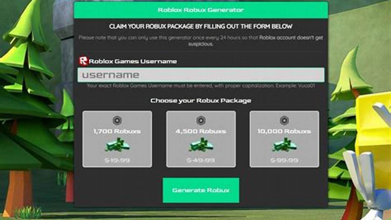 Free Robux Generator Real 2024