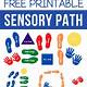 Free Sensory Path Printables