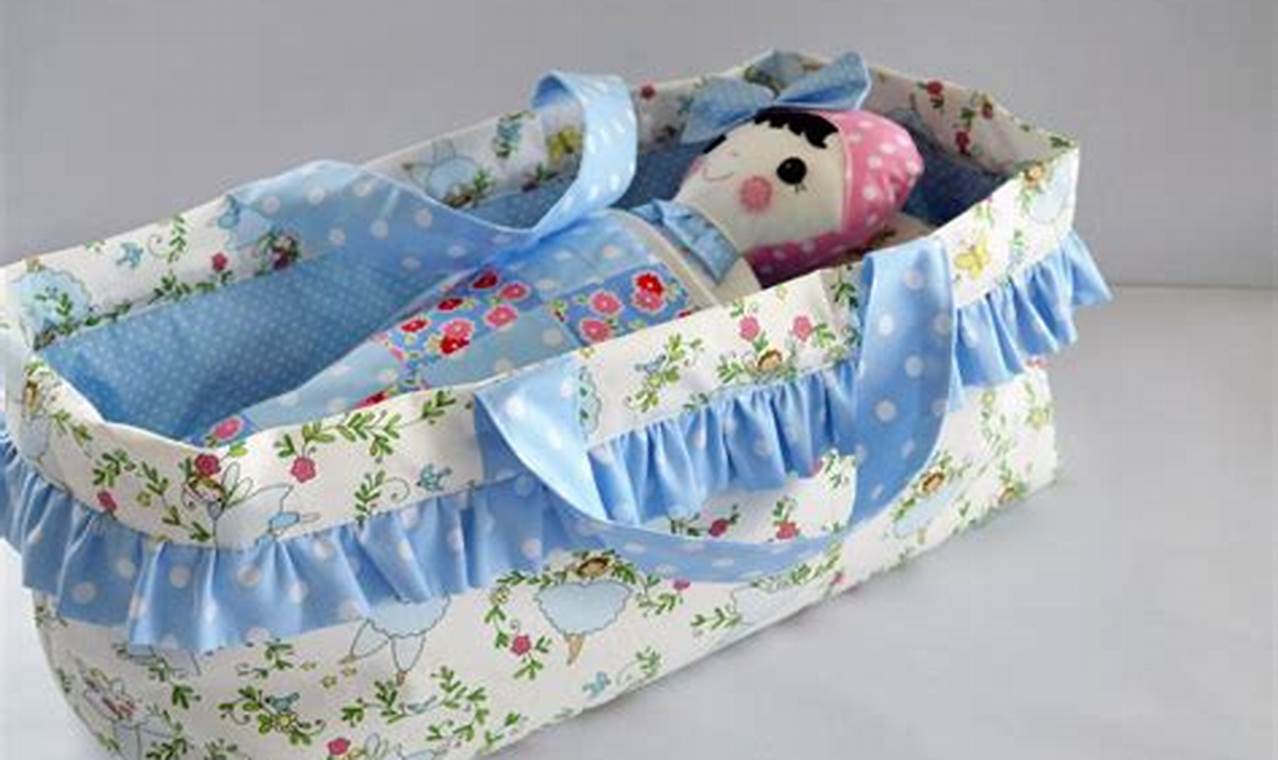 Free Sewing Pattern For Dolls Carry Cot