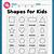 Free Shapes Worksheets For Kindergarten 001