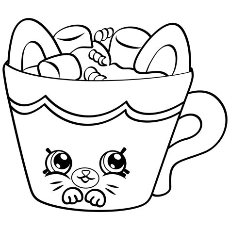 Free Shopkins Coloring Pages Printable