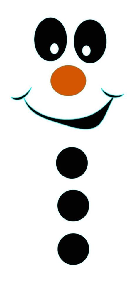 Free Snowman Face Printables