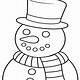 Free Snowman Printables