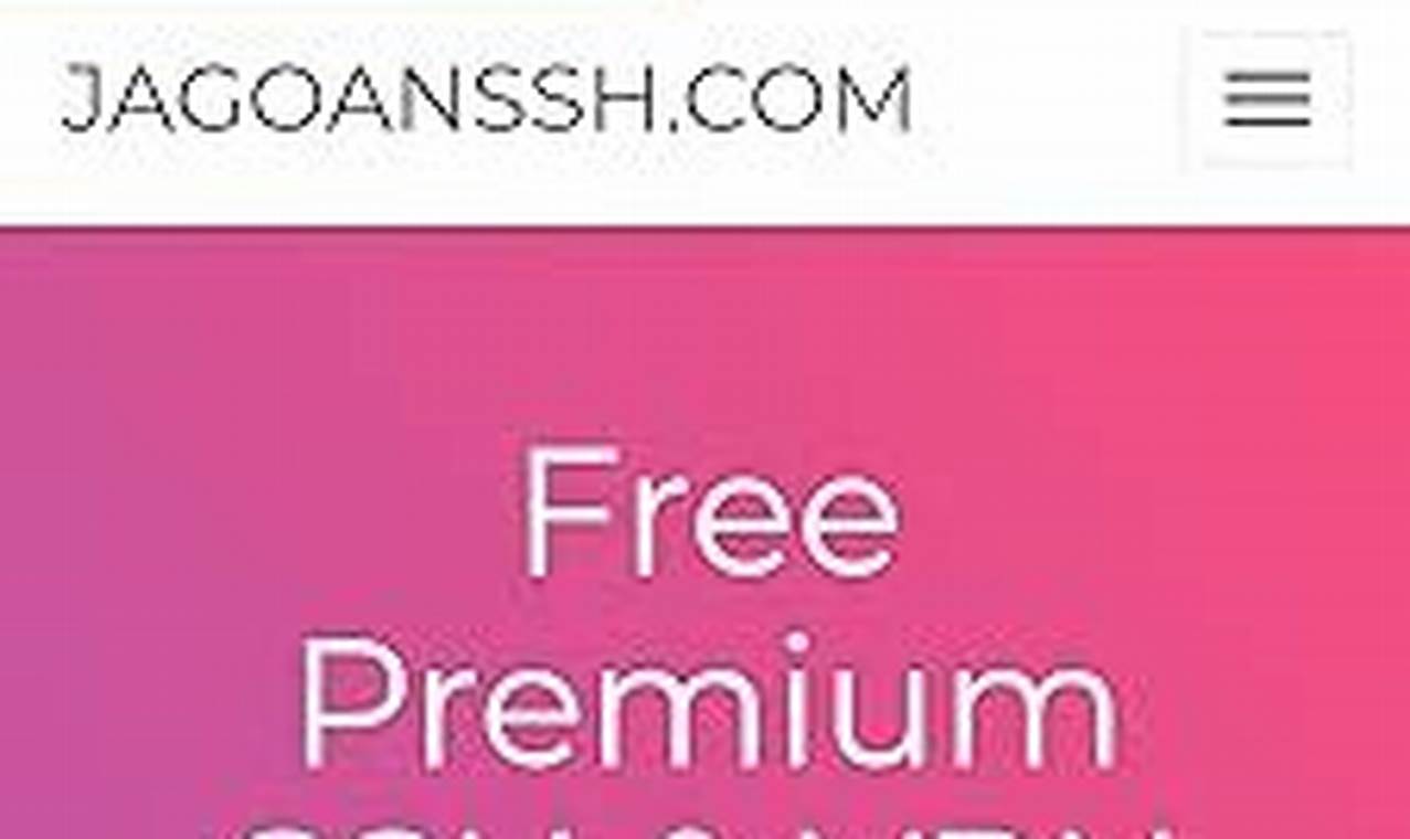 Free Ssh Vpn Premium Jagoanssh Com