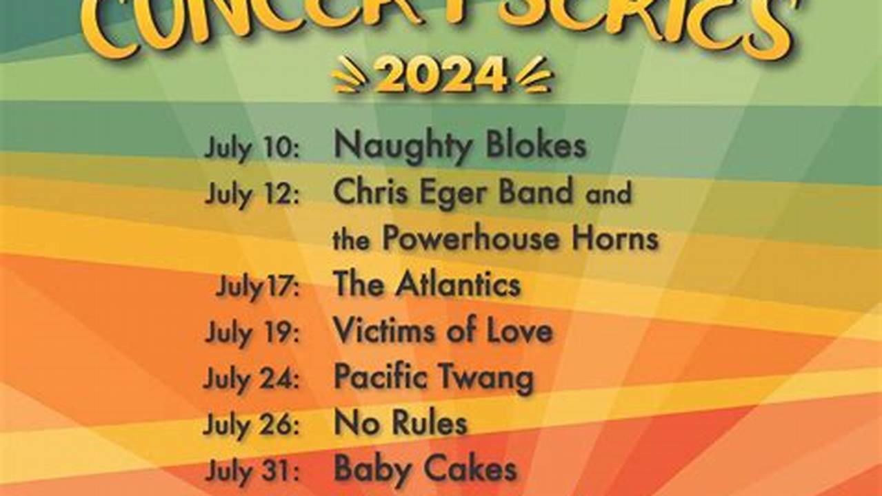 Free Summer Concerts 2024