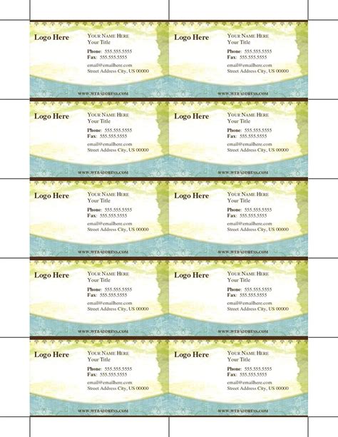 Free Printable Business Card Templates Free Printable Cards Template