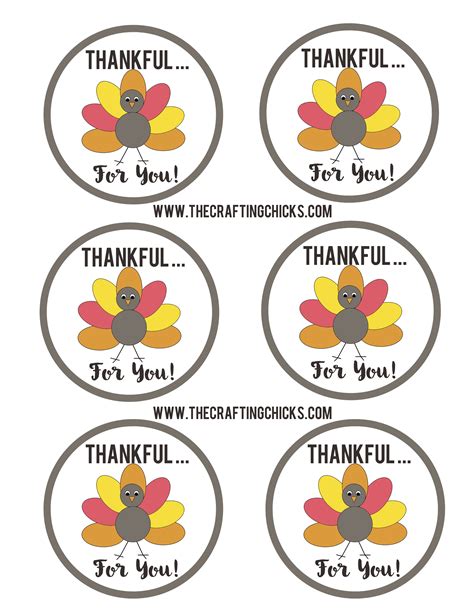 Free Thanksgiving Printable Tags