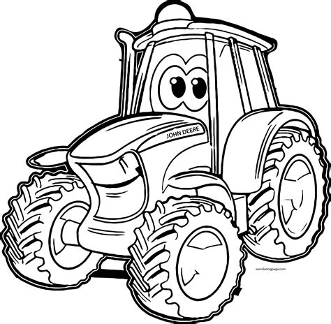 Free Tractor Coloring Pages Printable