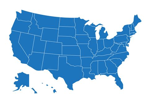 Free Vector Map Of Us