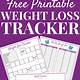 Free Weight Loss Printables