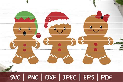 Download Free 'Gingerbread Man' cut files Files