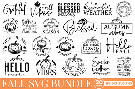 Download Free 10 Fall Designs SVG Crafts