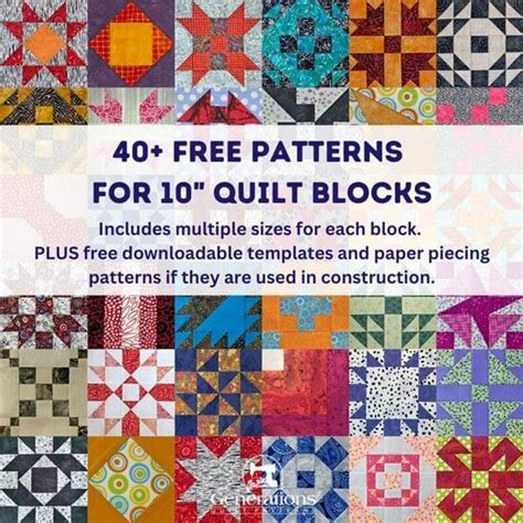 Free 10 Inch Quilt Block Patterns