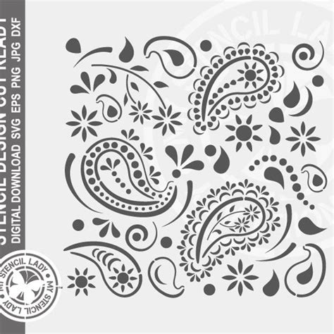 Download Free 10 PAISLEY DESIGN DXF Files