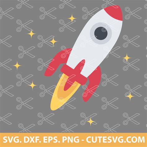 Download Free 100 Days of Learning Rocket SVG Cut File Files DXF Files