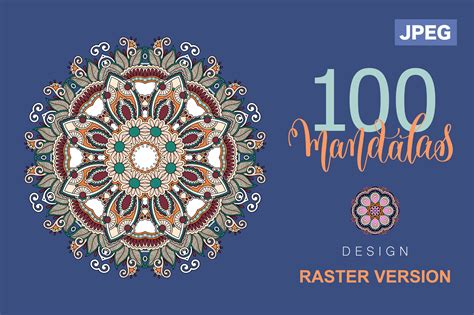 Download Free 100 MANDALAS JPEG For Crafts