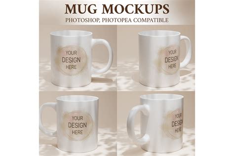 Download Free 11oz Mug Mockup Bundle PSD Templates Object Mockups PSD Files