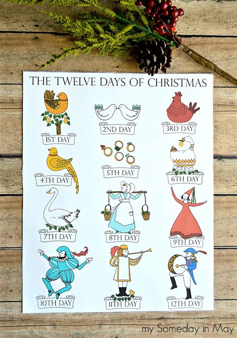 Download Free 12 Days of Christmas Crafts