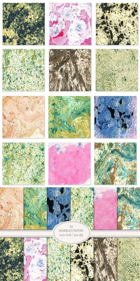 Download Free 12 Marbled Paper Backgrounds For Cricut
