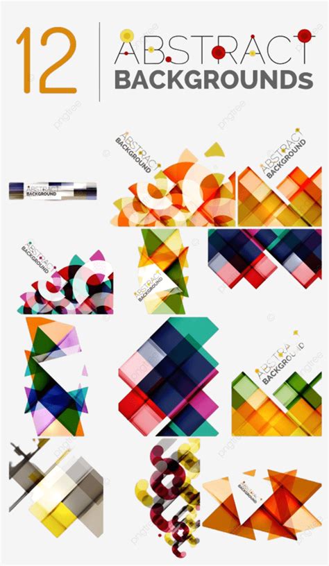 Download Free 12 abstract backgrounds For Crafts
