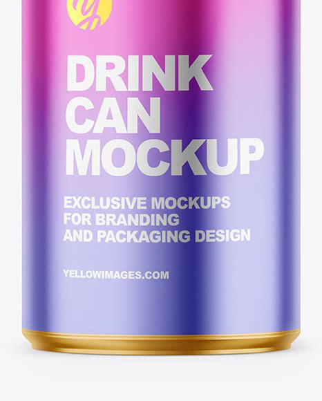 Download Free 150ml Matte Drink Can Mockup PSD PSD Yellowimages PSD Files