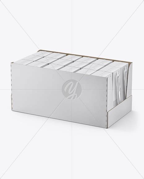 Download Free 18 Packs Box Mockup - Half Side View PSD Generator
