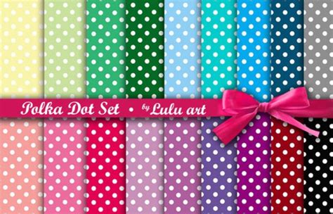 Download Free 18 Polka Dot Patterns Commercial Use