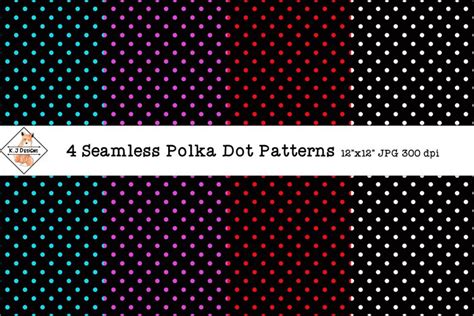 Download Free 18 Polka Dot Patterns Commercial Use For Crafts