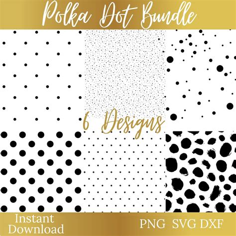 Download Free 18 Polka Dot Patterns Cut Files