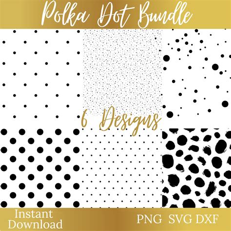 Download Free 18 Polka Dot Patterns Files for Cricut