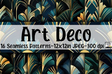 Download Free 1920 Art Deco Digital Paper Files