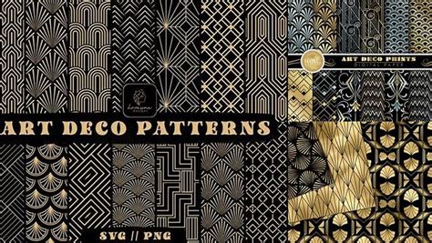 Download Free 1920 Art Deco Digital Paper Files DXF Files