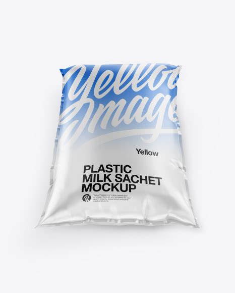Download Free 1L Milk Sachet Mockup PSD Generator PSD Files