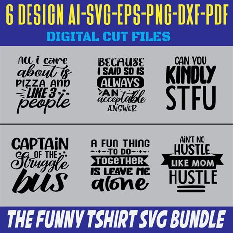 Download Free 250  Tshirt SVG bundle Commercial Use DXF Files
