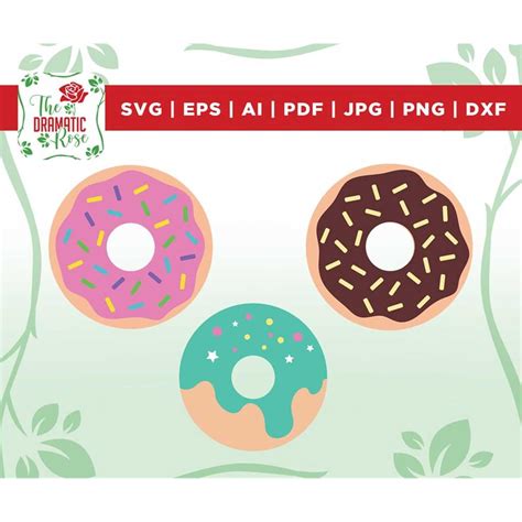 Download Free 3 Premium Donut Sampler DXF Files