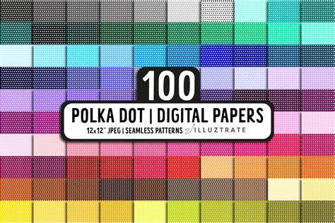 Download Free 30 Polka Dot Patterns - Digital Paper Pack Images