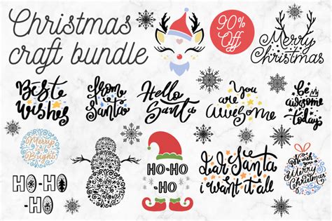 Download Free 31 Christmas products in 1 craft Bundle! 90 OFF!!! Cut Files